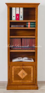 libreria-stretta-noce-intarsi-olivo-ante-01