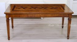 Tavolo classico in legno cm 180x90